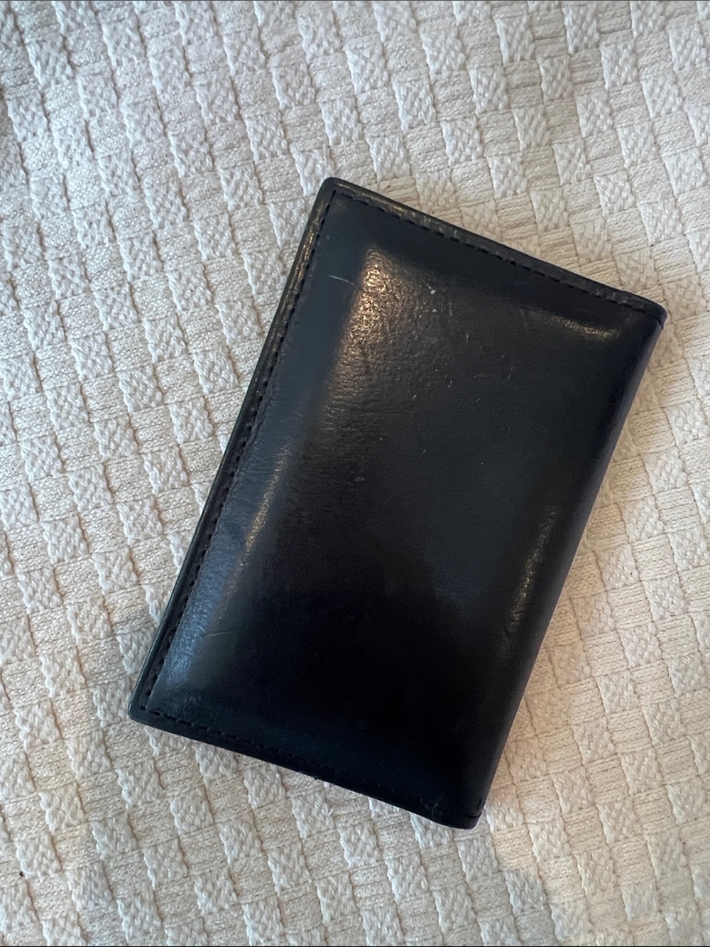 Coach Black Leather Card & Business Card Holder - Picture 2 of 2